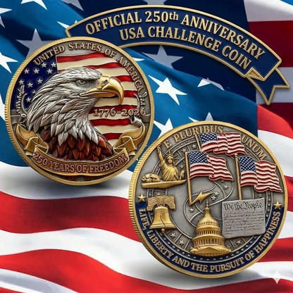 USA 250th Anniversary Commemorative Coin -  (1776-2026)