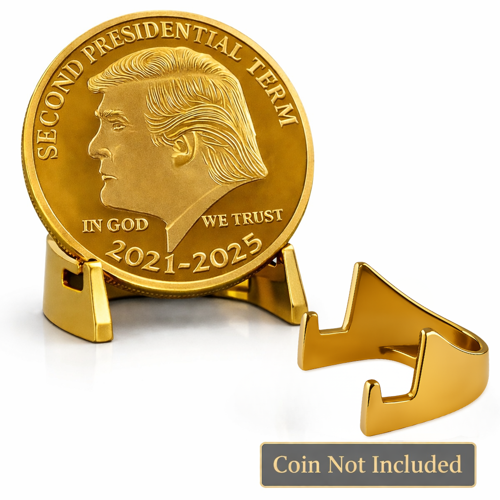 24K Gold Platted Coin Stand